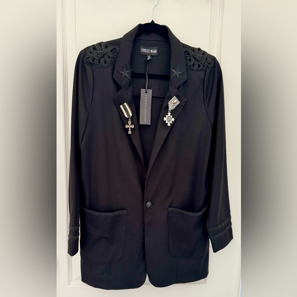 Current Mood Oversized Military Blazer Size S